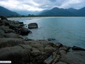 Vista geral da praia de Ubatumirim